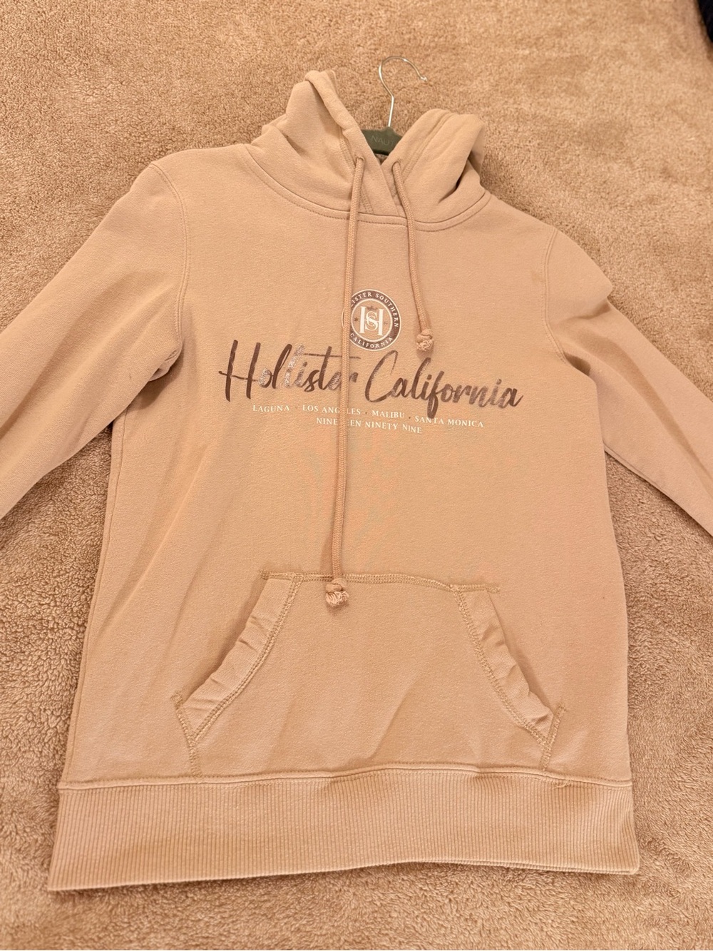 Hollister Tan Pullover Hoodie